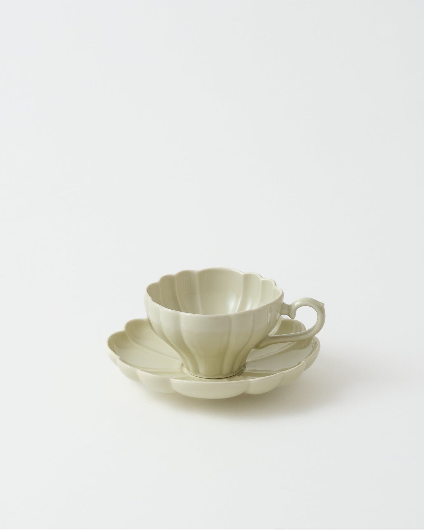 Studio m' Le Bouquet Cup & Saucer - Japanese Porcelain with Floral