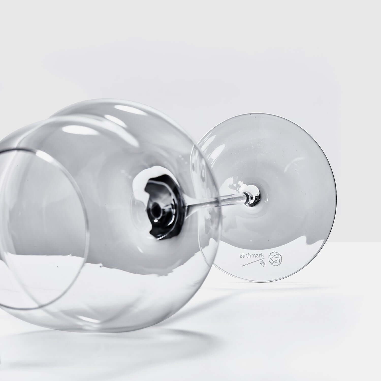 birthmark DOUBLE BELLY Wine Glass