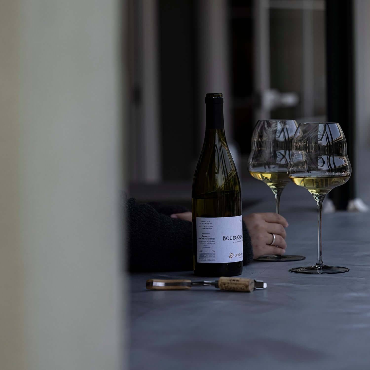 birthmark DOUBLE BELLY Wine Glass