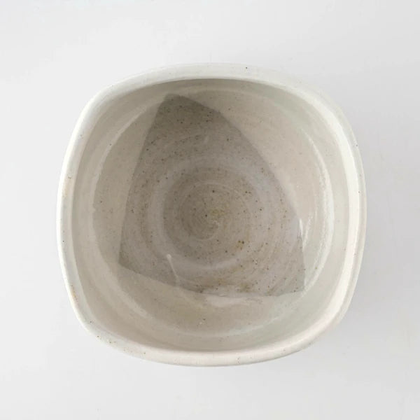 Seifu Mingei White Slip Matcha Bowl