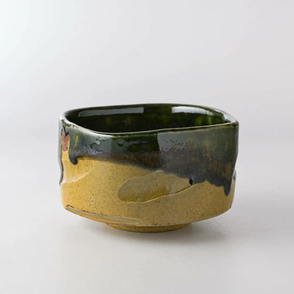 Seifu Folk Crafts Oribe Matcha Bowl