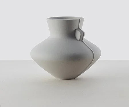 Single Eared Flat-belly Flower Vase