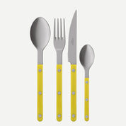Sabre Paris Bistrot Yellow 4 Piece Cutlery Set