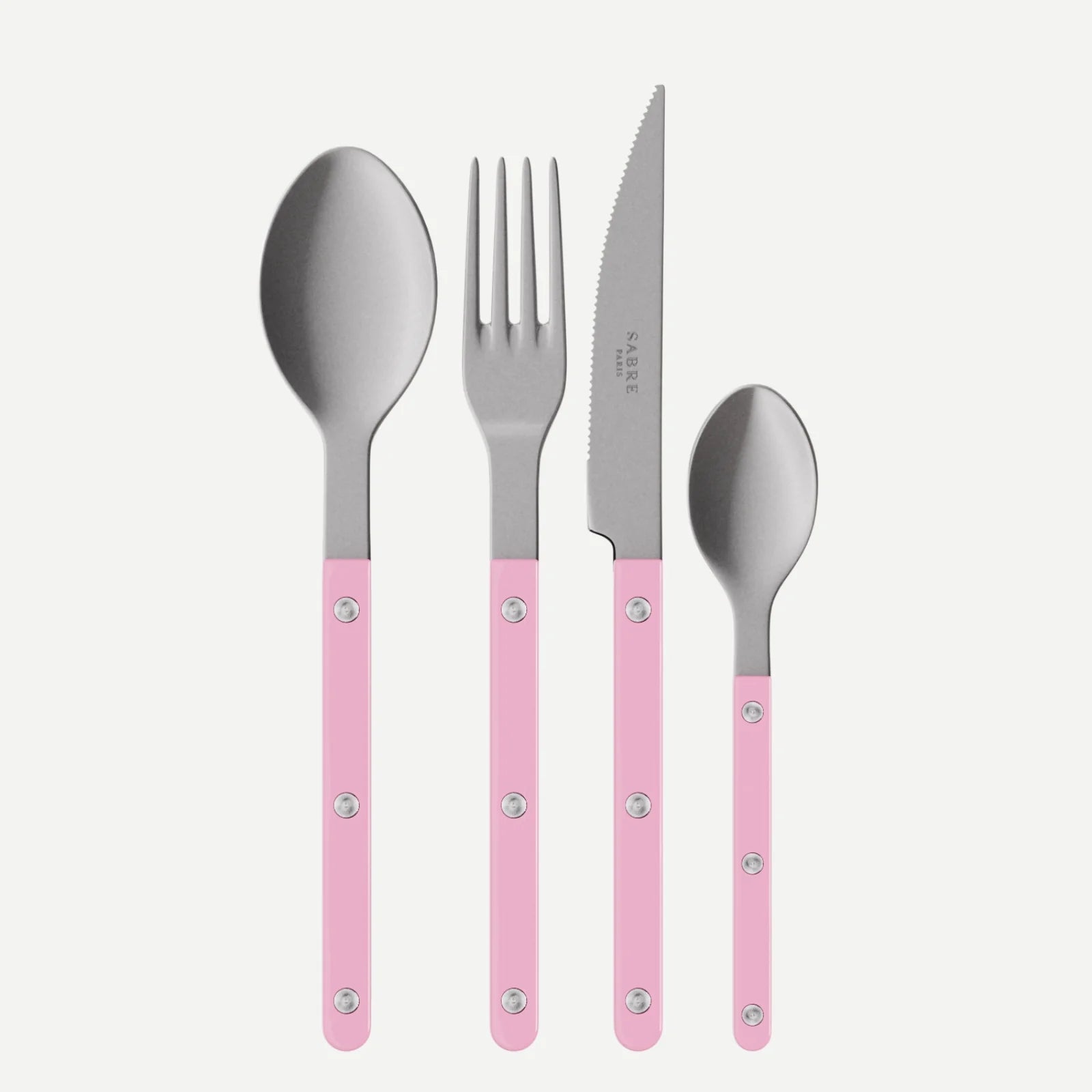Sabre Paris Bistrot Pink 4 Piece Cutlery Set