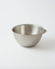 Stainless Steel Side-Spout Bowl & Strainer Set 26