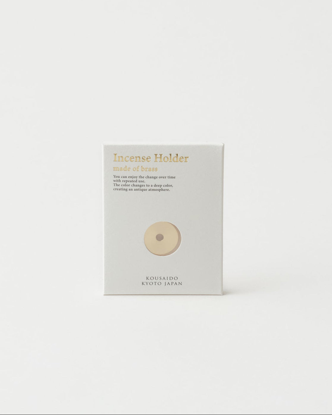 Kousaido Brass Incense Holder