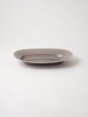 Yumiko Iihoshi Porcelain OVAL Plate L 285mm - Mist Beige