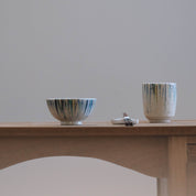 Pastel Drips Japanese Rice Bowl/Tea Cup (6711/7852)