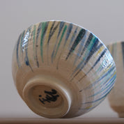 Pastel Drips Japanese Rice Bowl/Tea Cup (6711/7852)