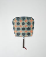 Shibu-Uchiwa Japanese Fans - Indigo Circles Series | Kurikawa Shoten