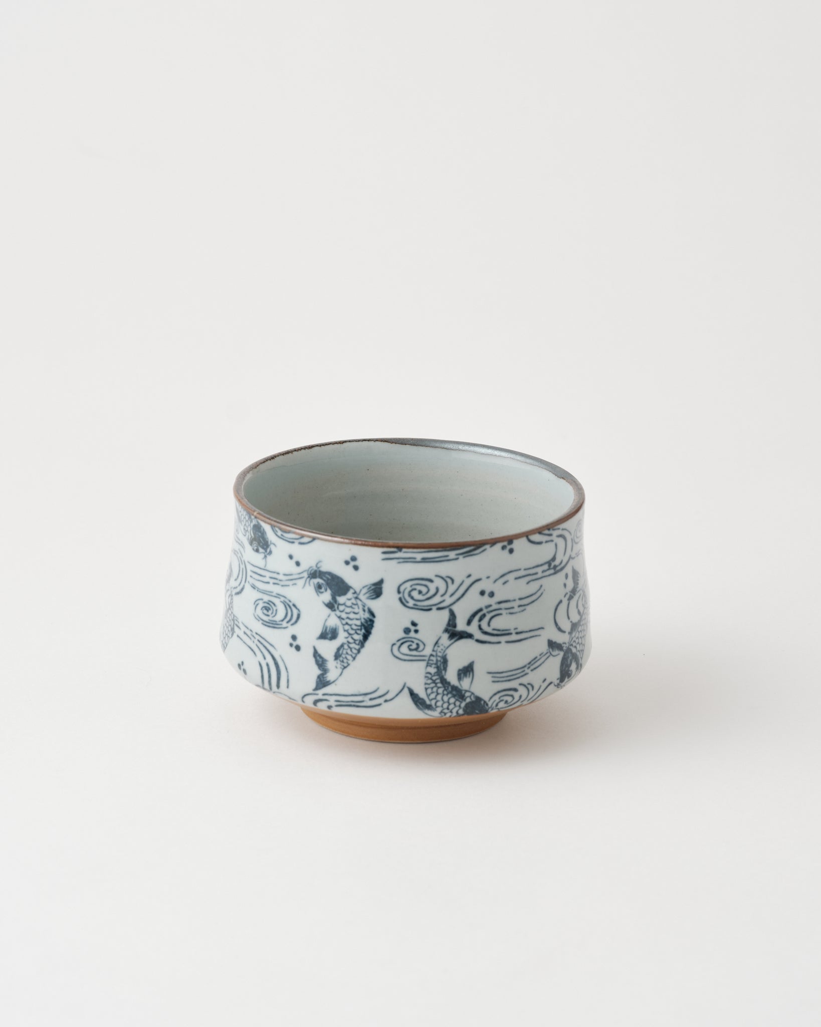Seifu Carps In Waves Matcha Bowl