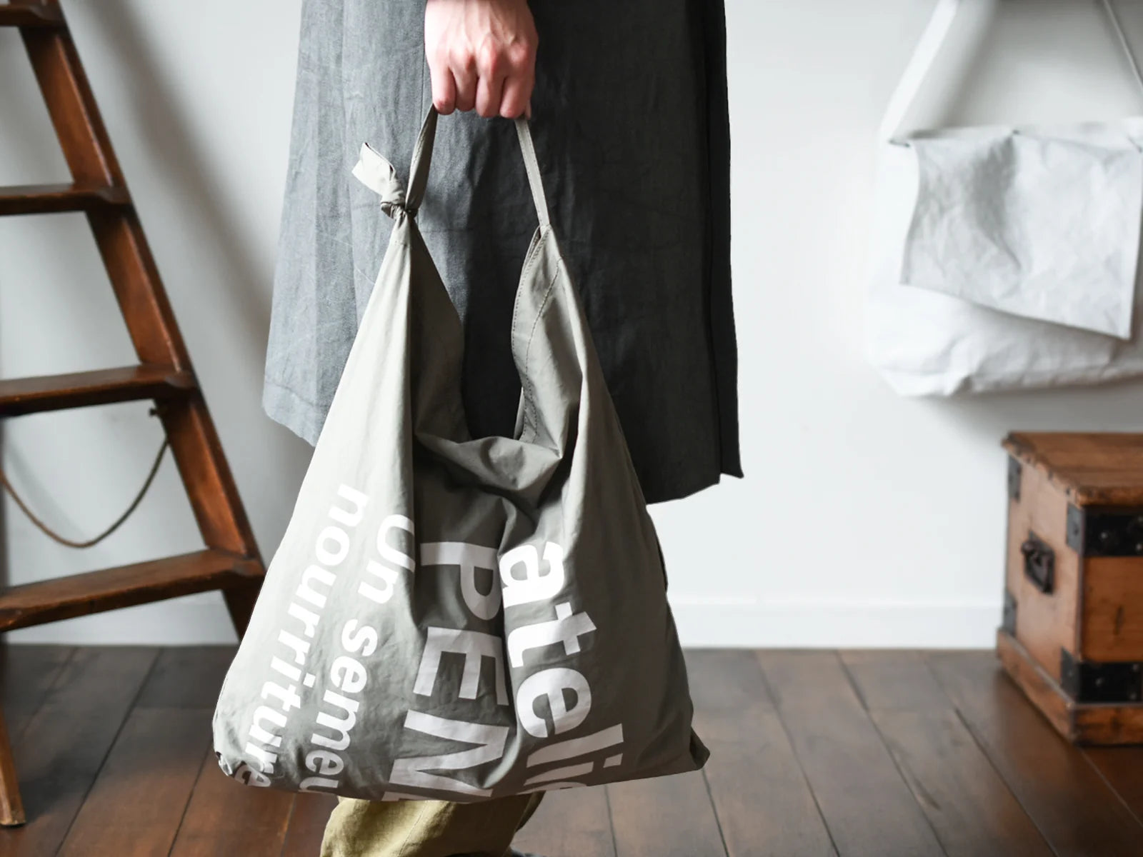Portable Air Foldable Tote Bag