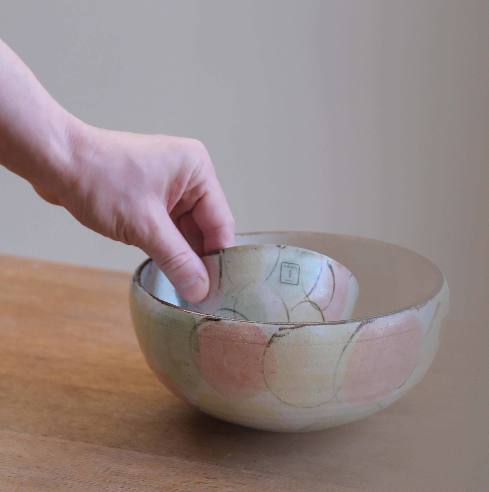 Balloon Flower Japanese Rice Bowl (6725/6885)