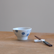 Blue Dots Japanese Rice Bowl (526-05)