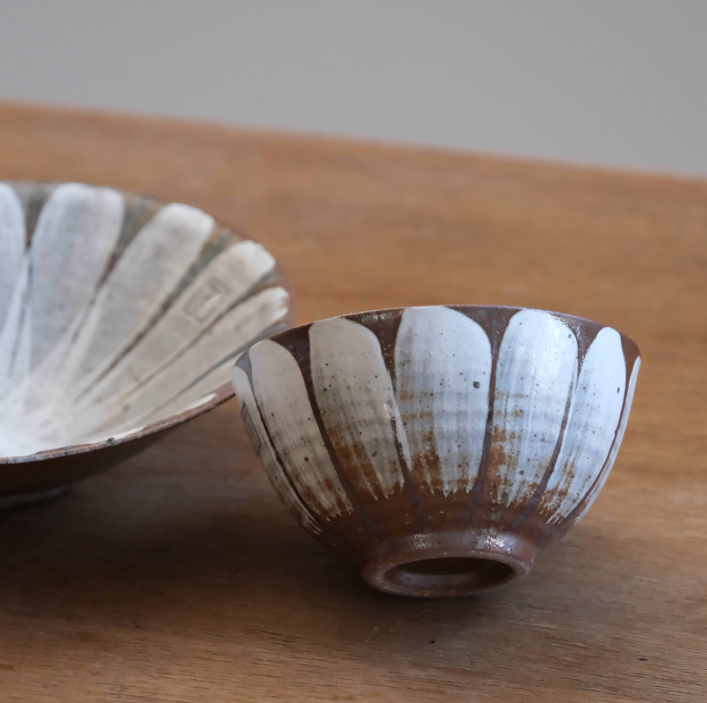 White Flower Japanese Rice Bowl (7050/7052)