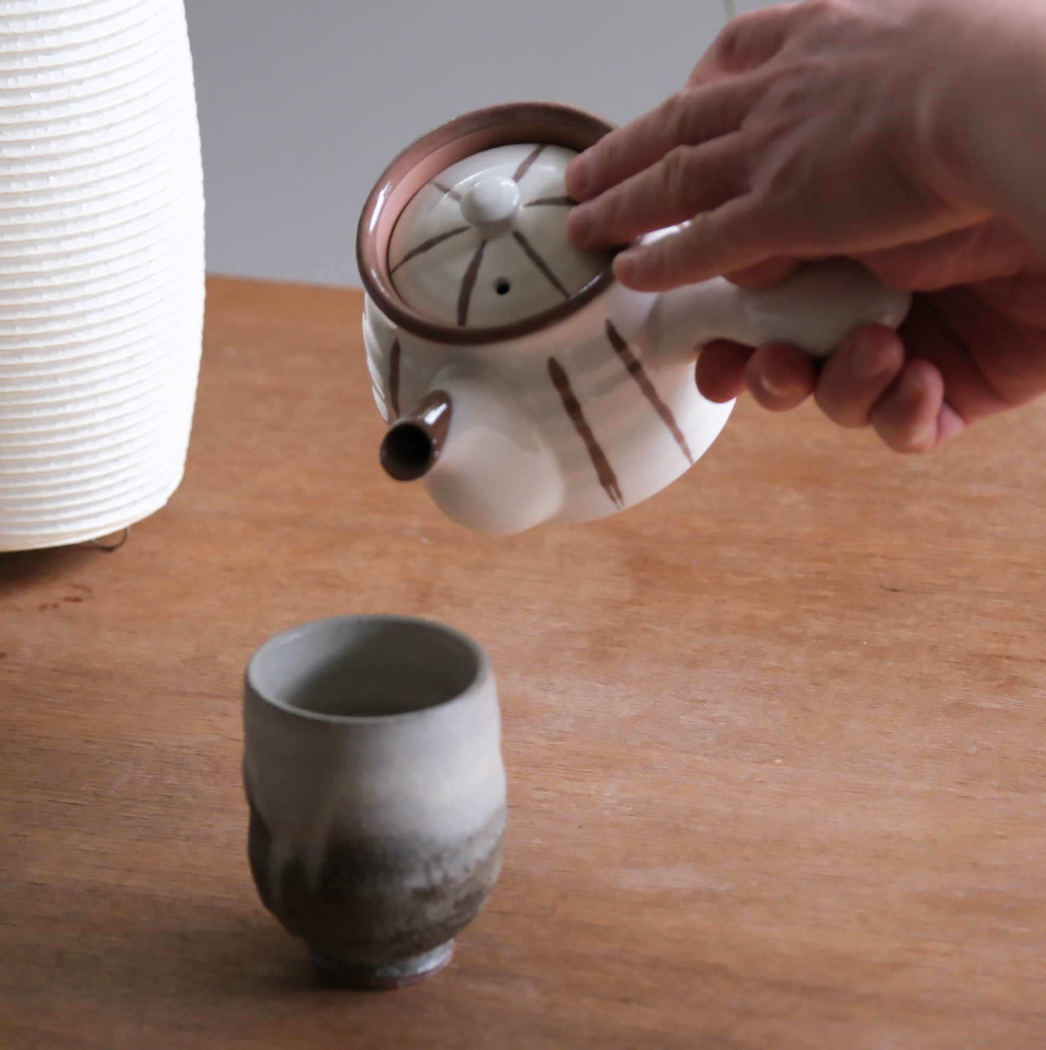 TOKIWA Japanese Ash-Glazed Teacup