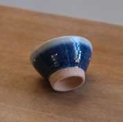 Navy Blue Star Japanese Rice Bowl (22210-09)