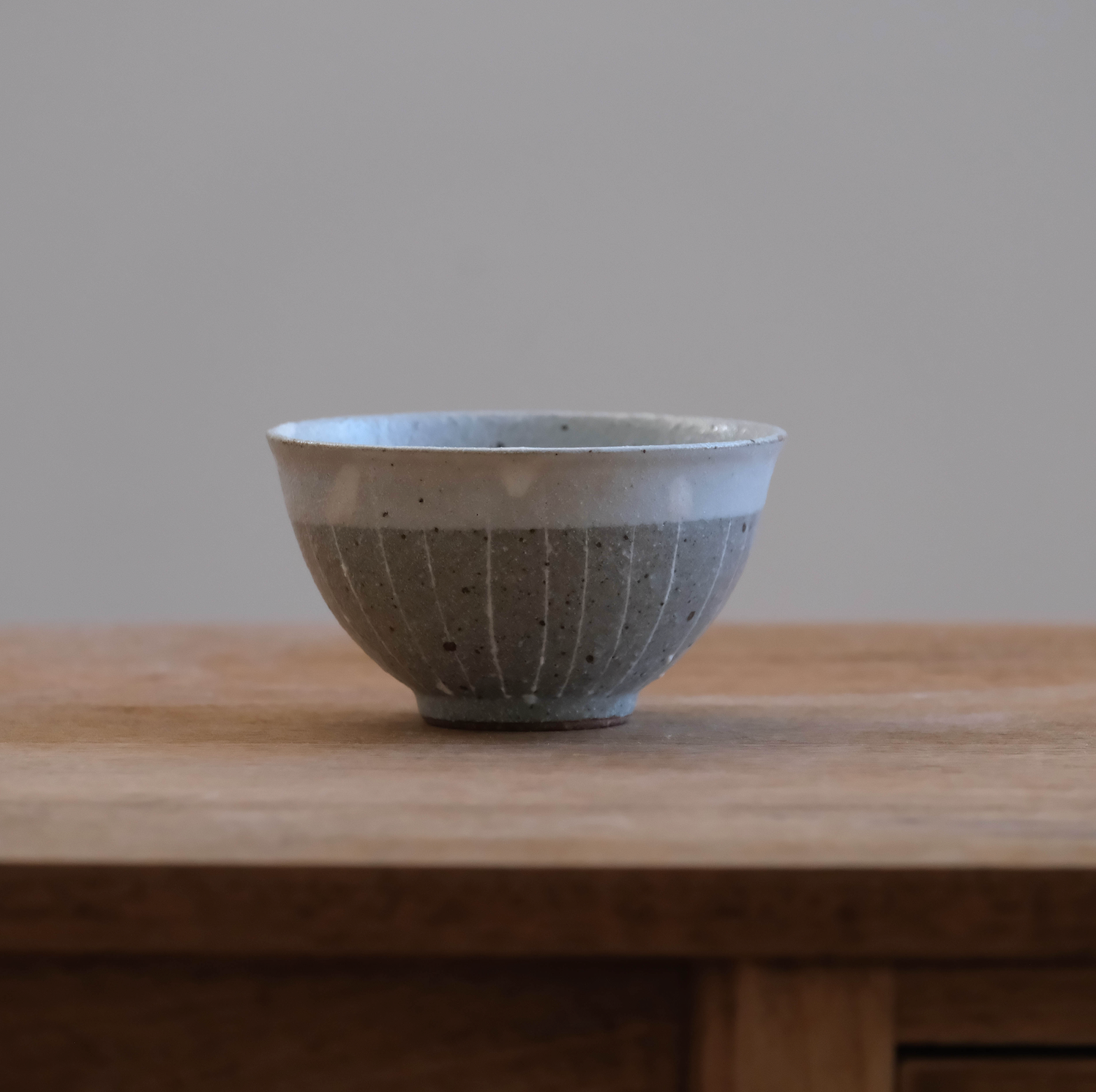 Grey Lines Japanese Rice Bowl (6721)