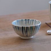 Pastel Drips Japanese Rice Bowl/Tea Cup (6711/7852)