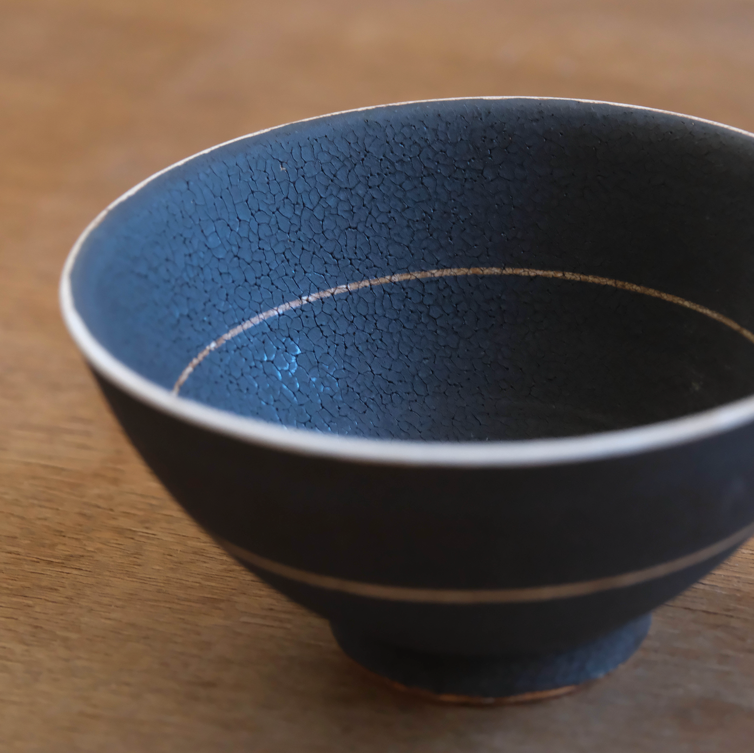 Gold Circle Japanese Rice Bowl (7227)