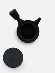 birthmark Flat-Top Handle Side Teapot & Flared Cups Set