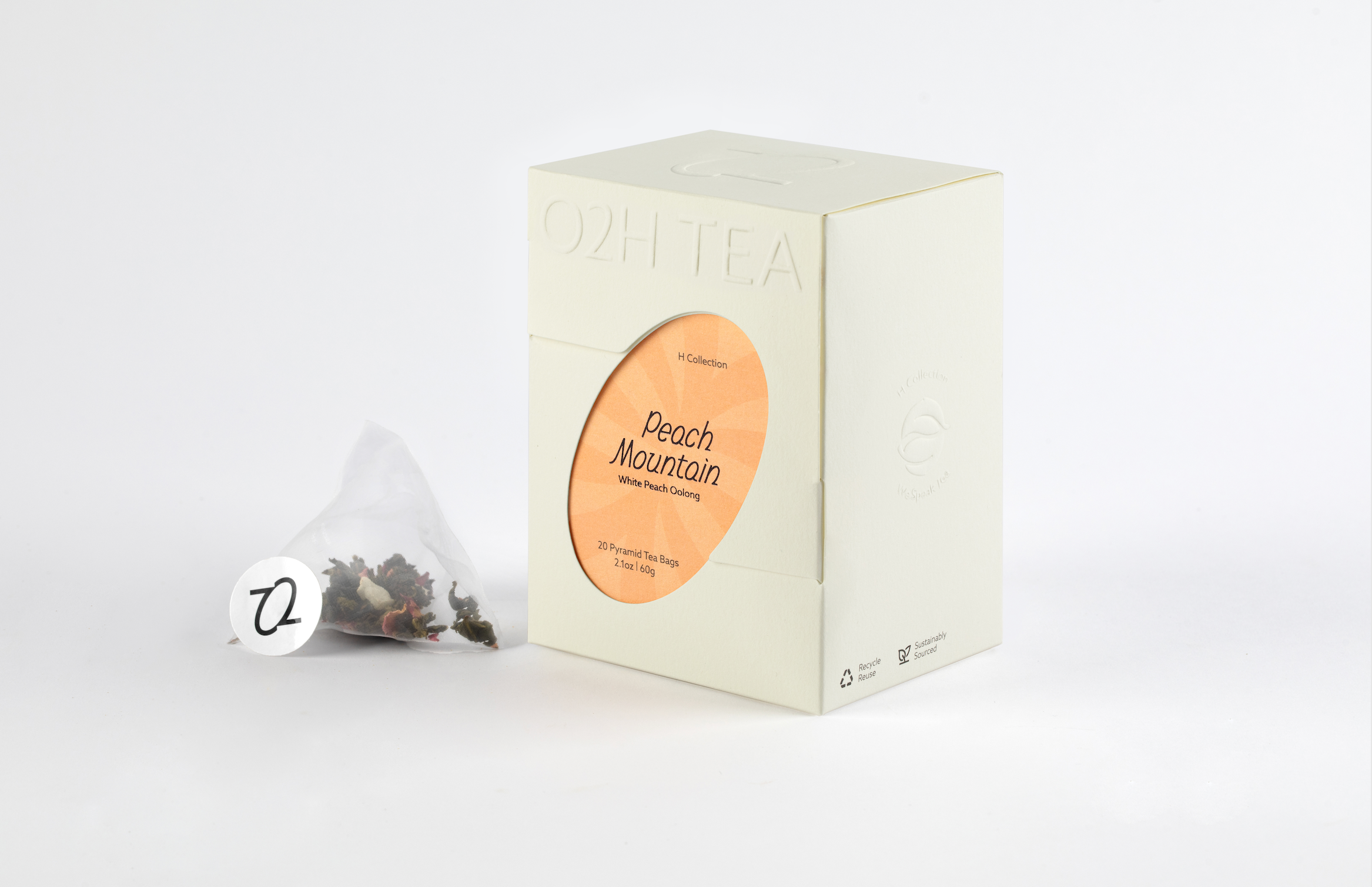 O2H Peach Mountain White Peach Oolong Tea