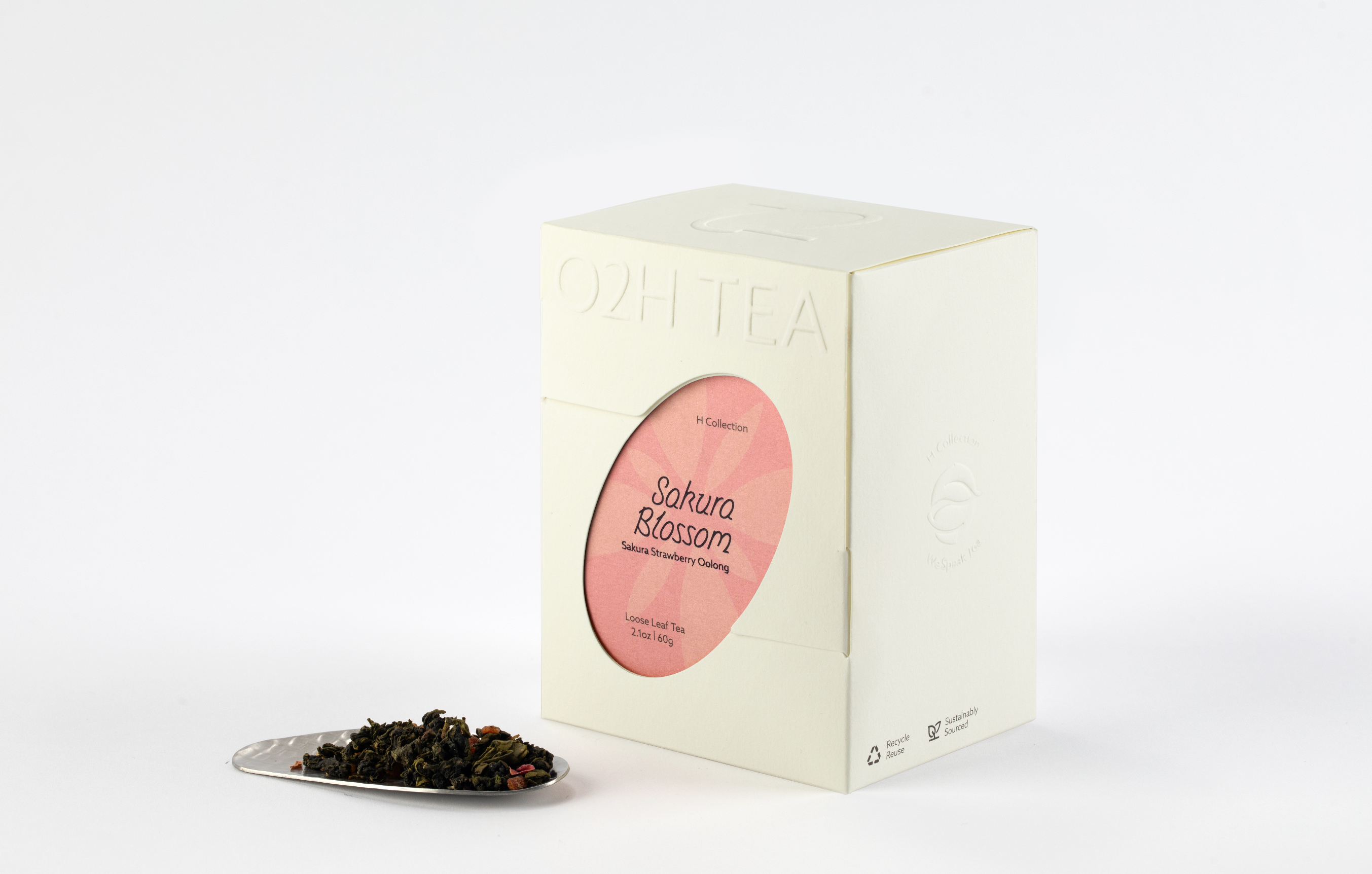 O2H Sakura Blossom Strawberry Oolong Tea