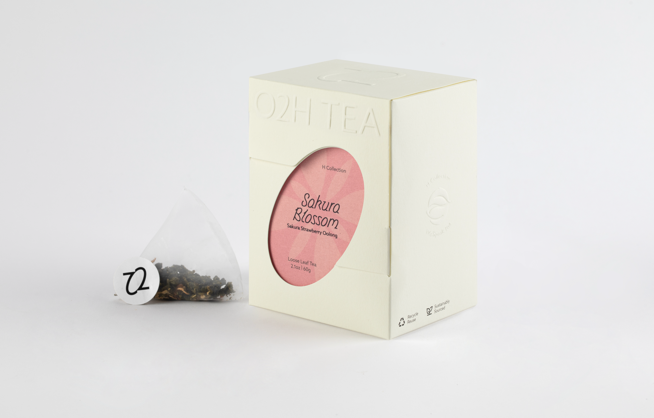 O2H Sakura Blossom Strawberry Oolong Tea