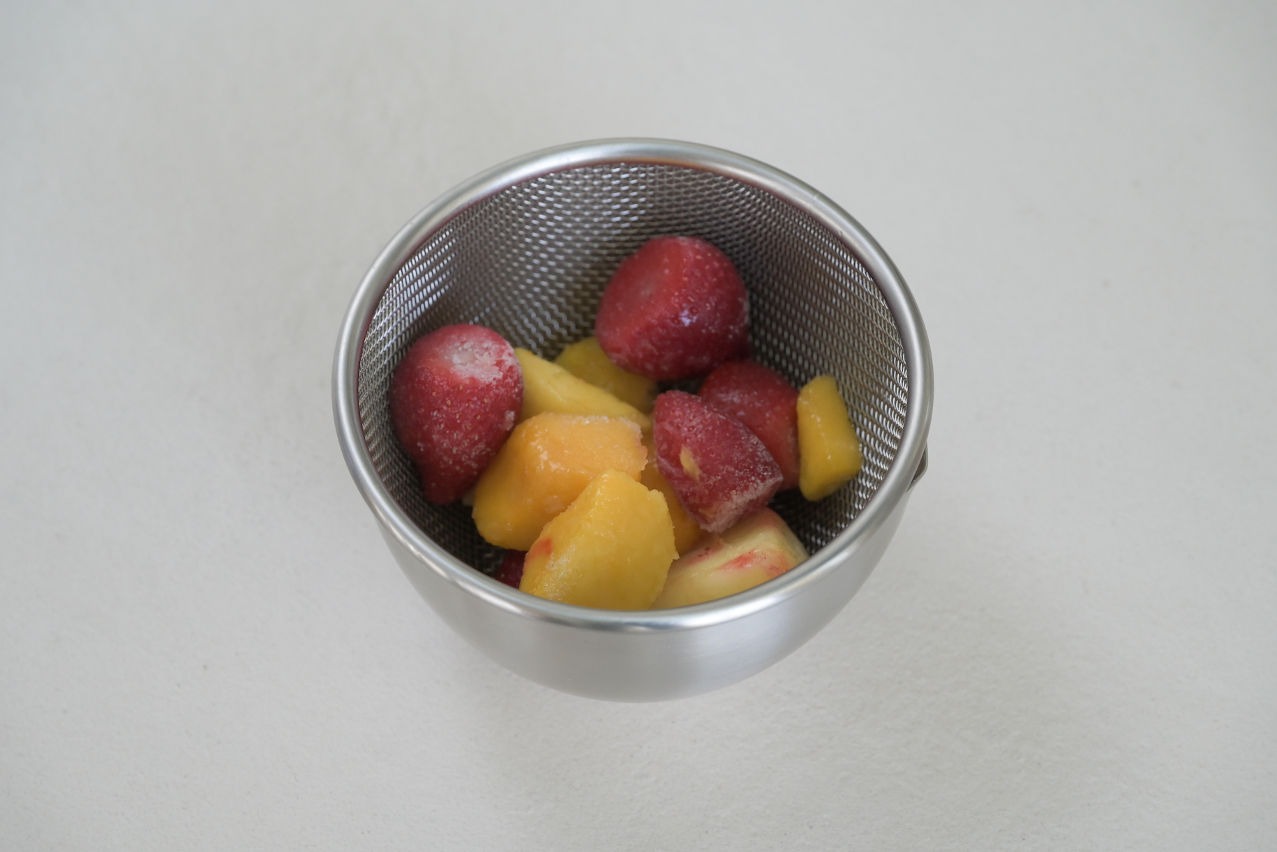 KAJIdonya Stainless Steel Prep Bowl/Strainer - 9 / 13 cm