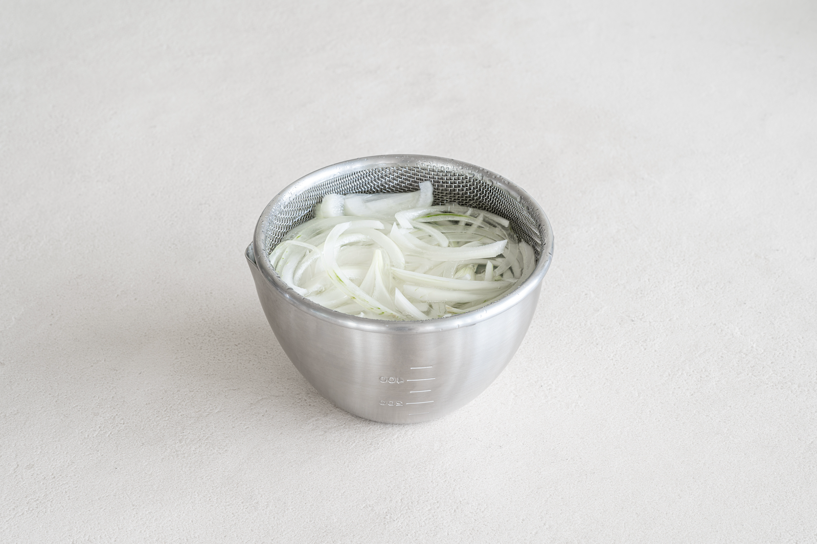 KAJIdonya Stainless Steel Prep Bowl/Strainer - 9 / 13 cm