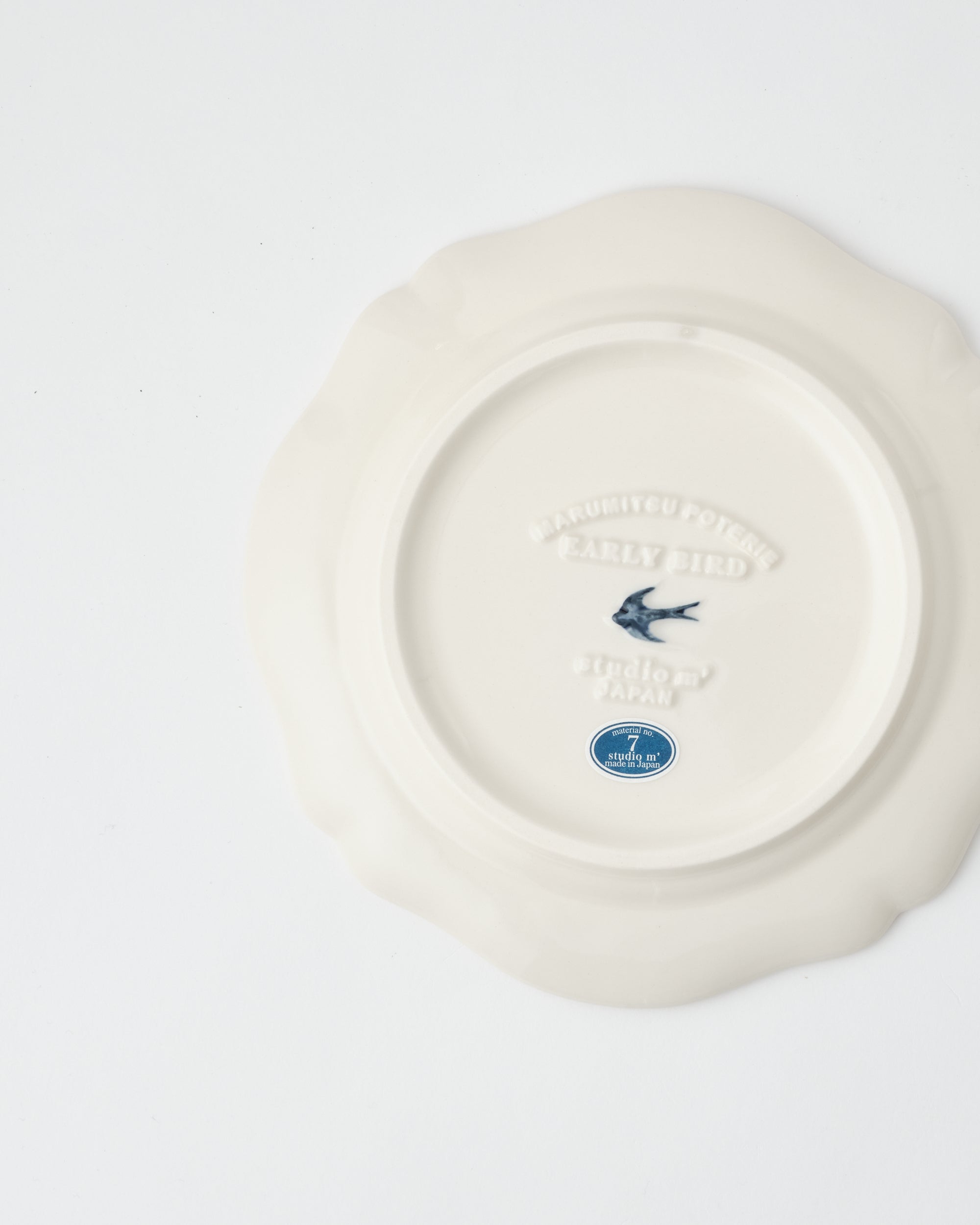 Studio m' EARLY BIRD お皿4枚＋マグ2脚 Studio m' Early Bird Tableware – Japanese Porcelain with Bird
