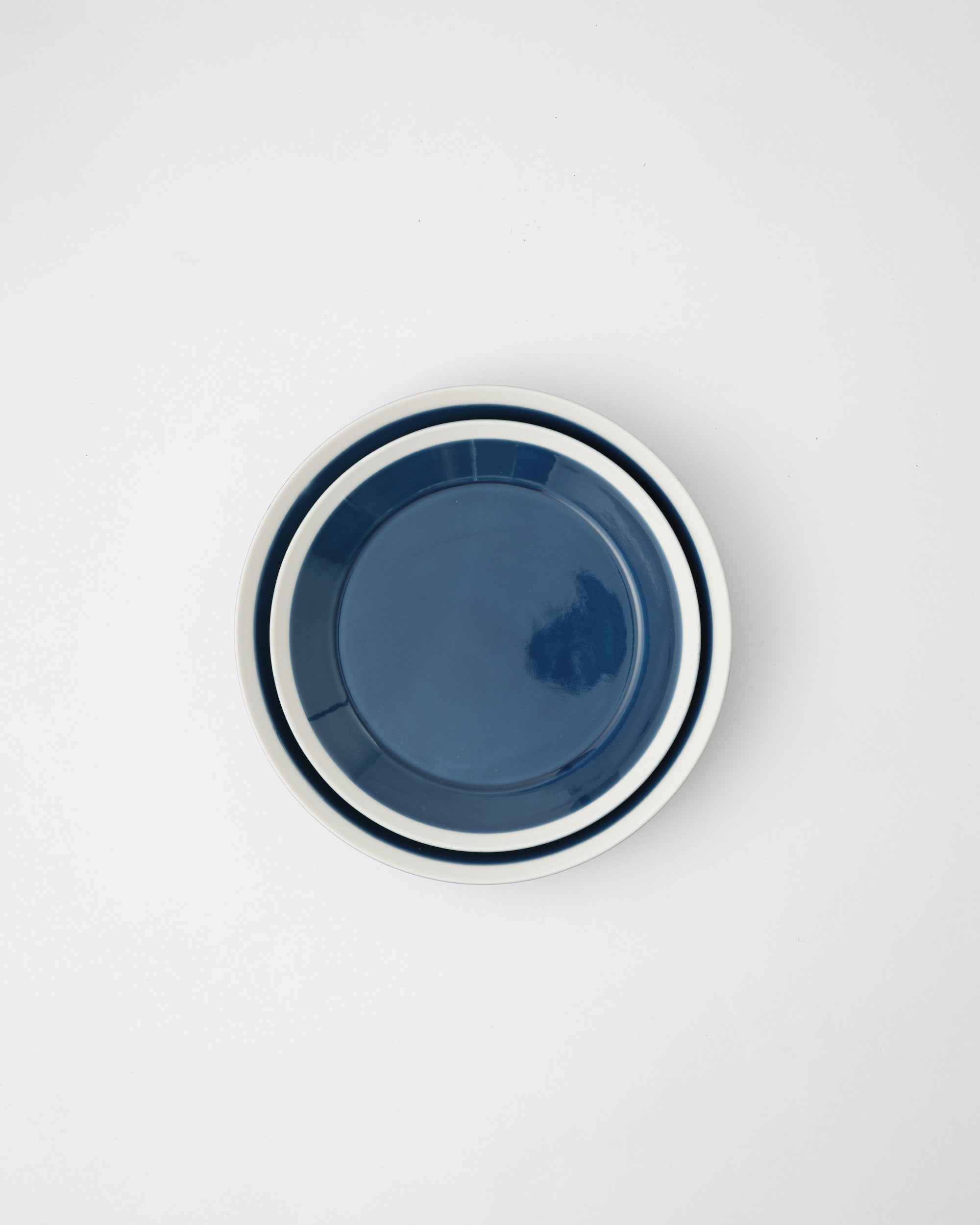Yumiko Iihoshi Porcelain DISHES Plate 230mm - Ink Blue