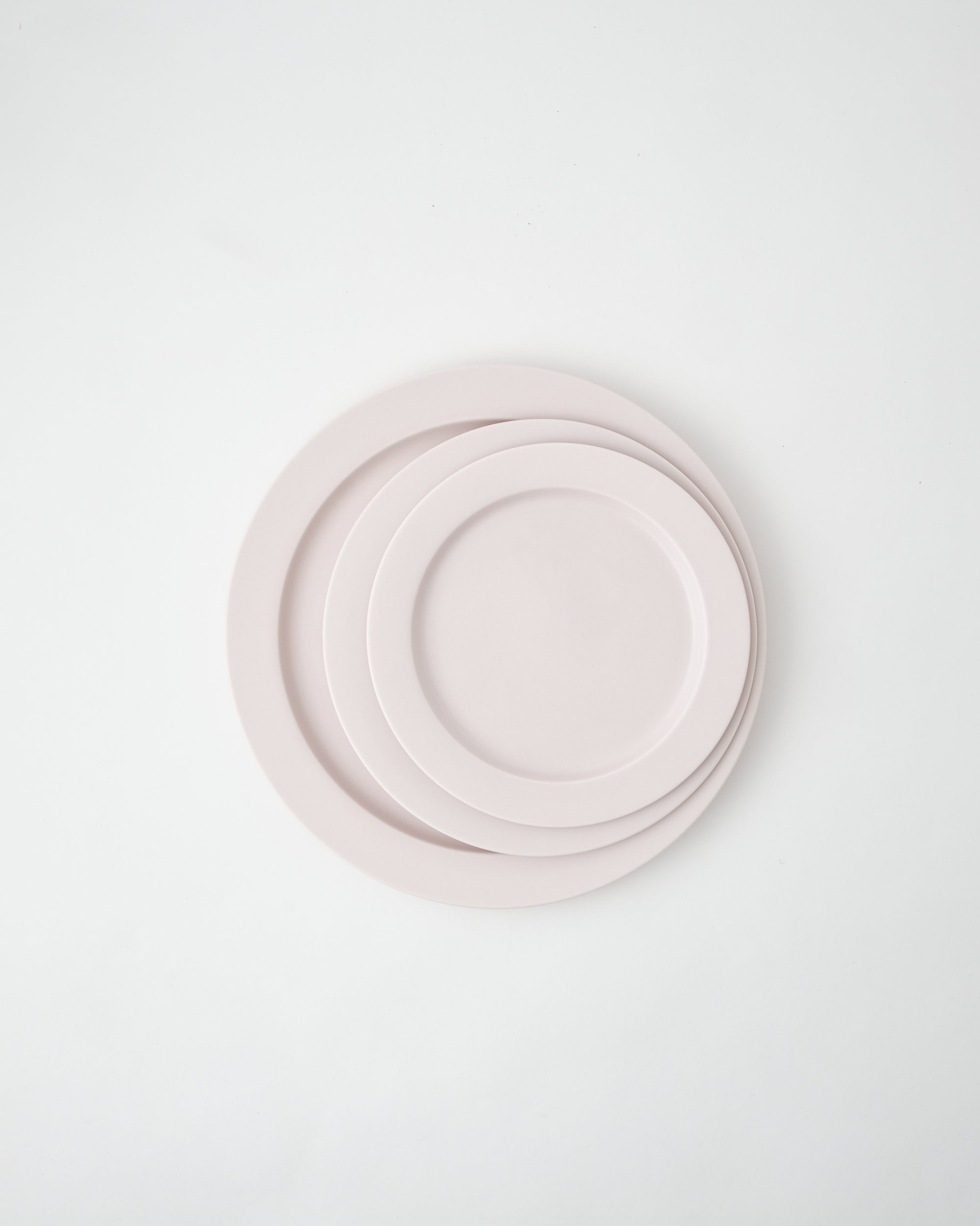 Yumiko Iihoshi Porcelain UNJOUR Matin Plate 278mm - Pale Pink