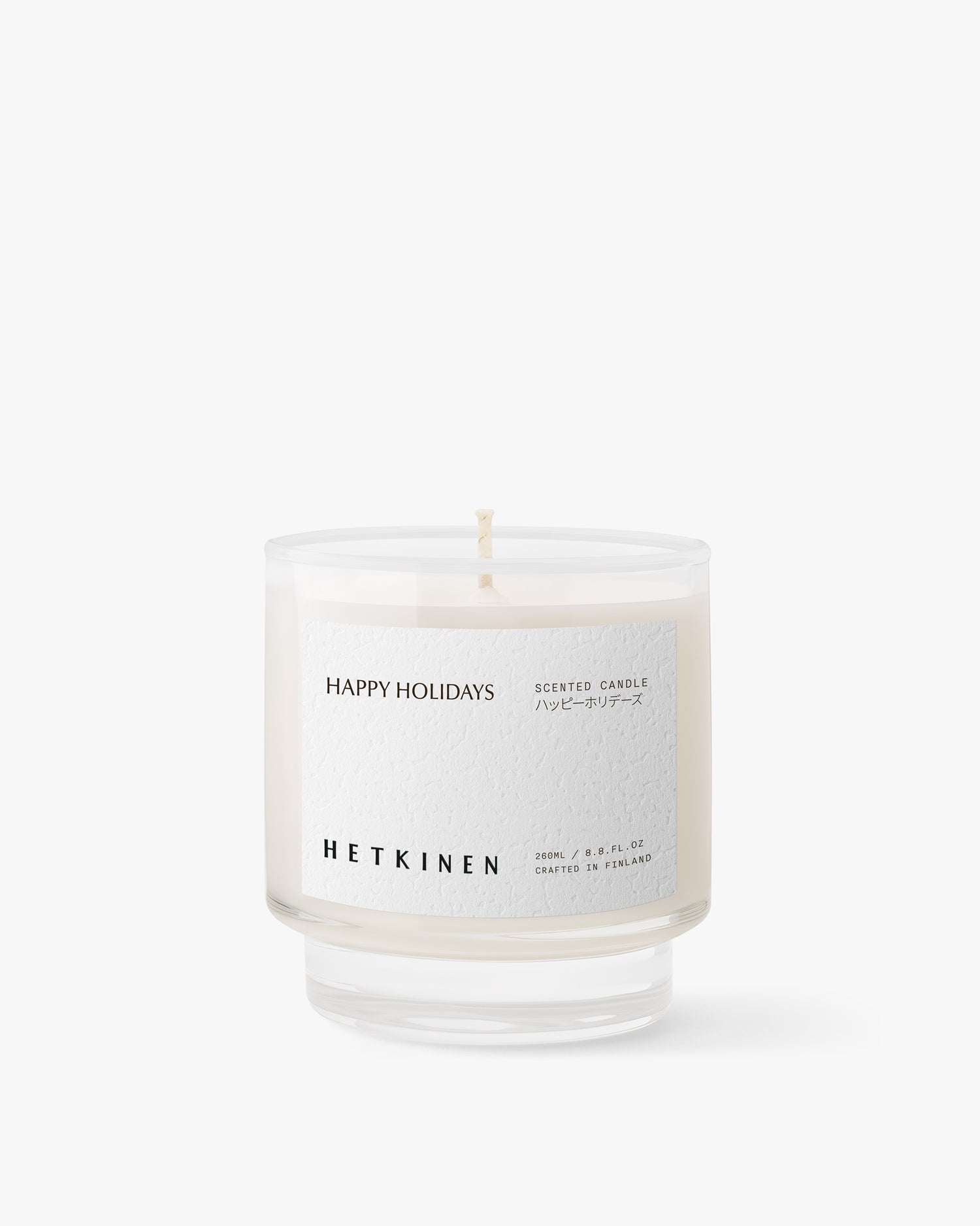 Hetkinen Happy Holidays Scented Candle cotton wick
