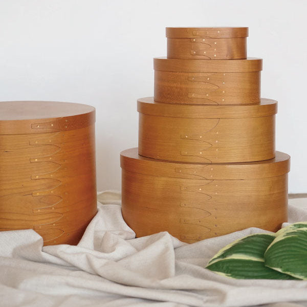 Homestead Shaker Oval Box collection in SS S M and L