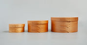 Homestead Shaker Round Box Light Brown collection