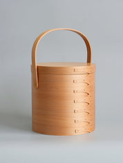 Homestead Shaker Round Handle Box Light Brown L