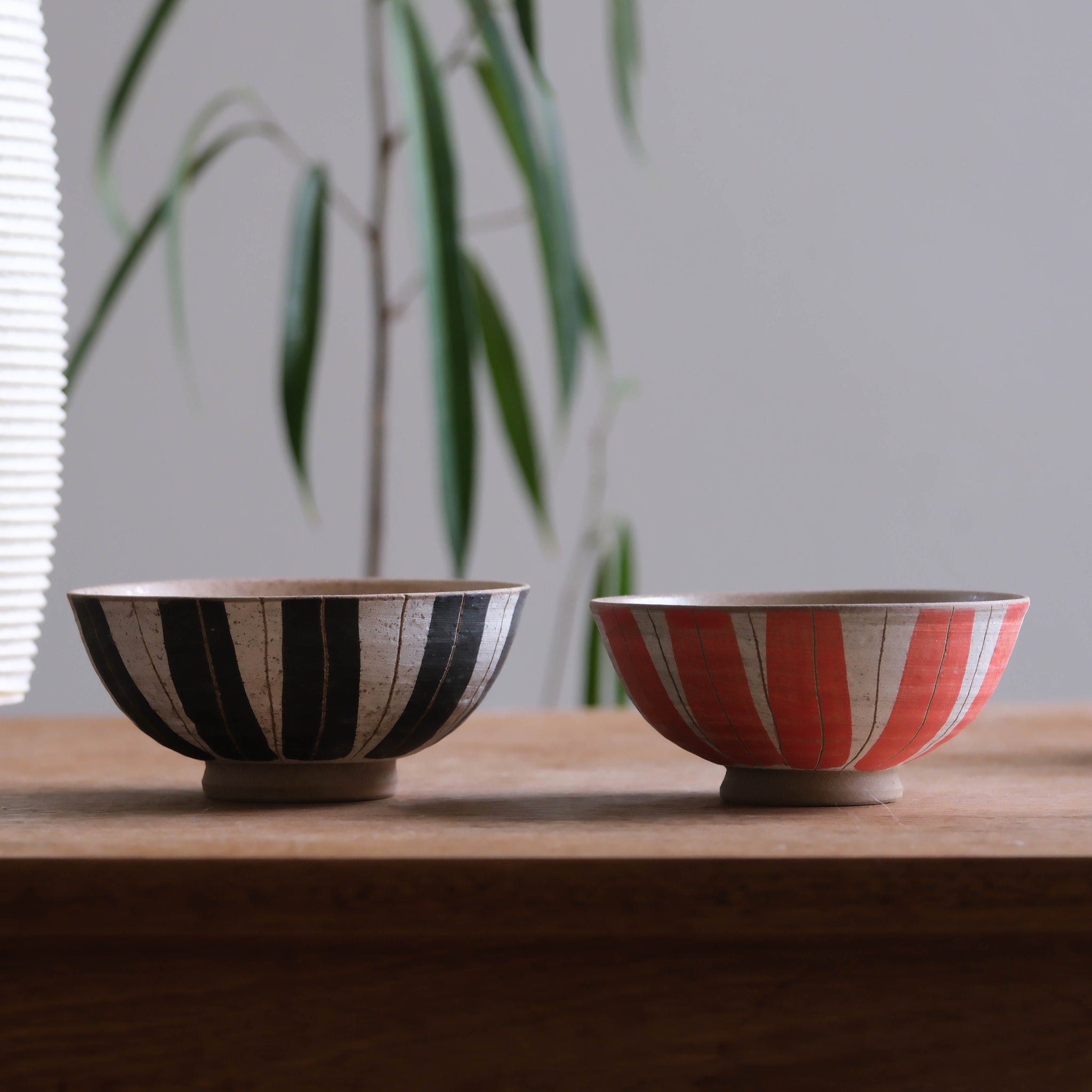 TOKIWA Japanese Line-engraving Rice Bowls