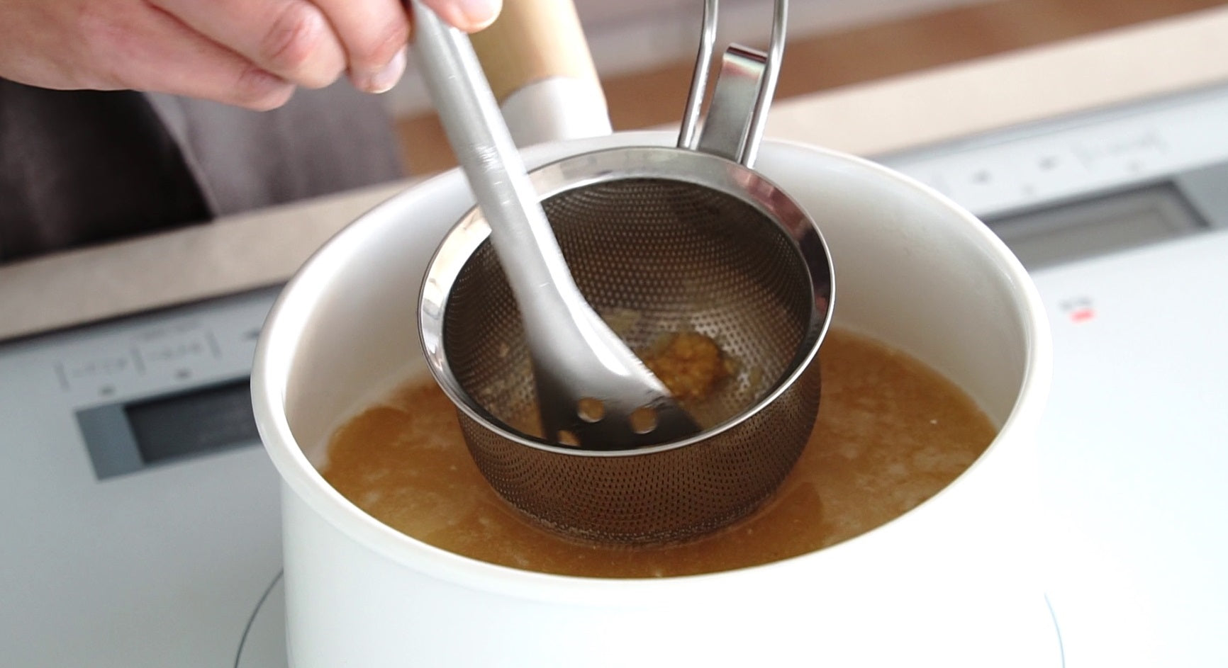 KAJIdonya Punched Miso Strainer with Spoon