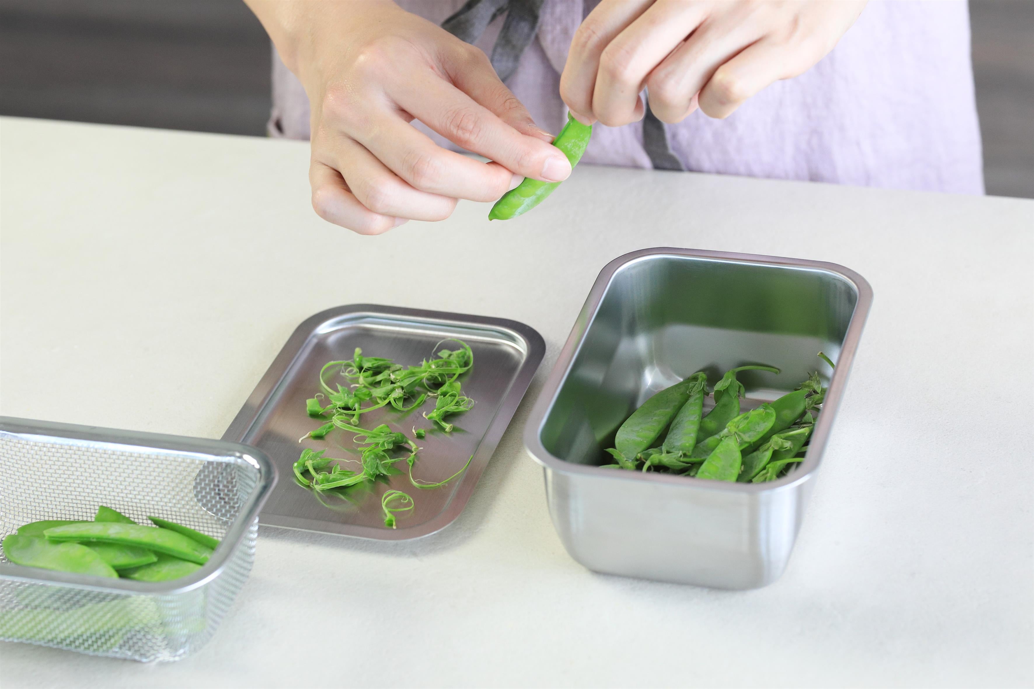 KAJIdonya Stainless Steel Cooking Tray Set (1/4 Size)