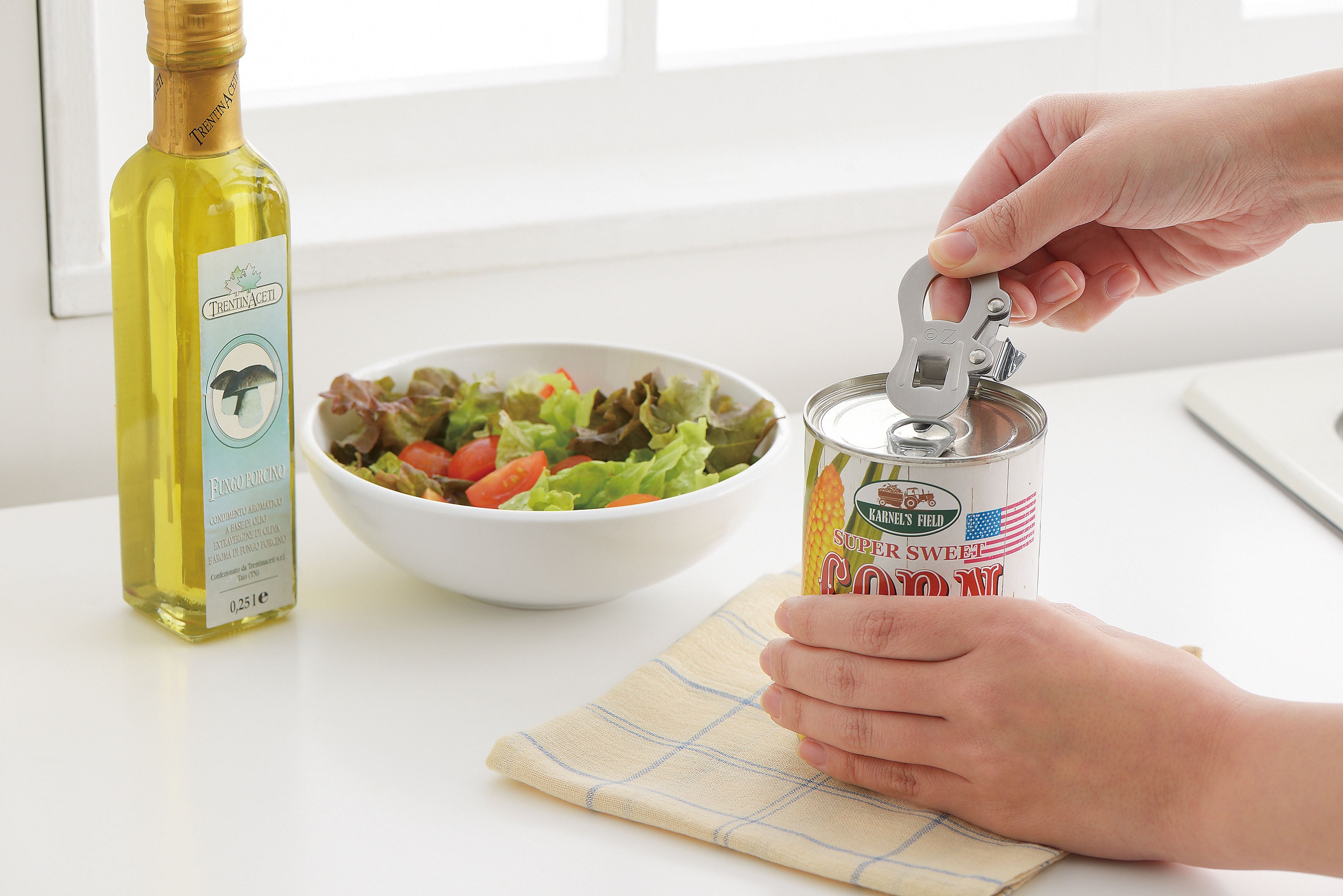 KAJIdonya Stainless Steel Can Opener