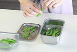Stainless Steel Cooking Tray Set (1/4 Size)