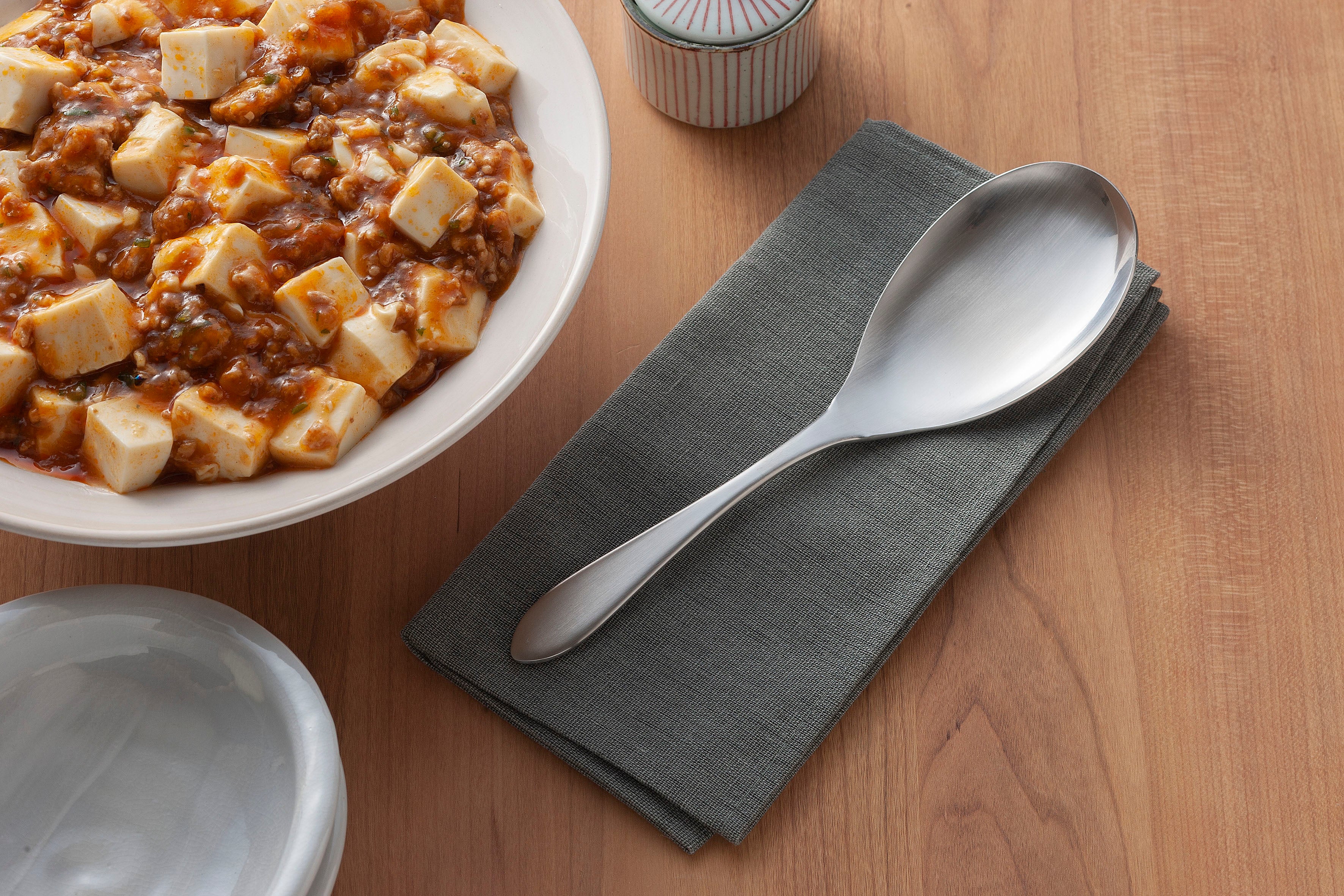 KAJIdonya Stainless Steel Serving Spoon & Fork 22