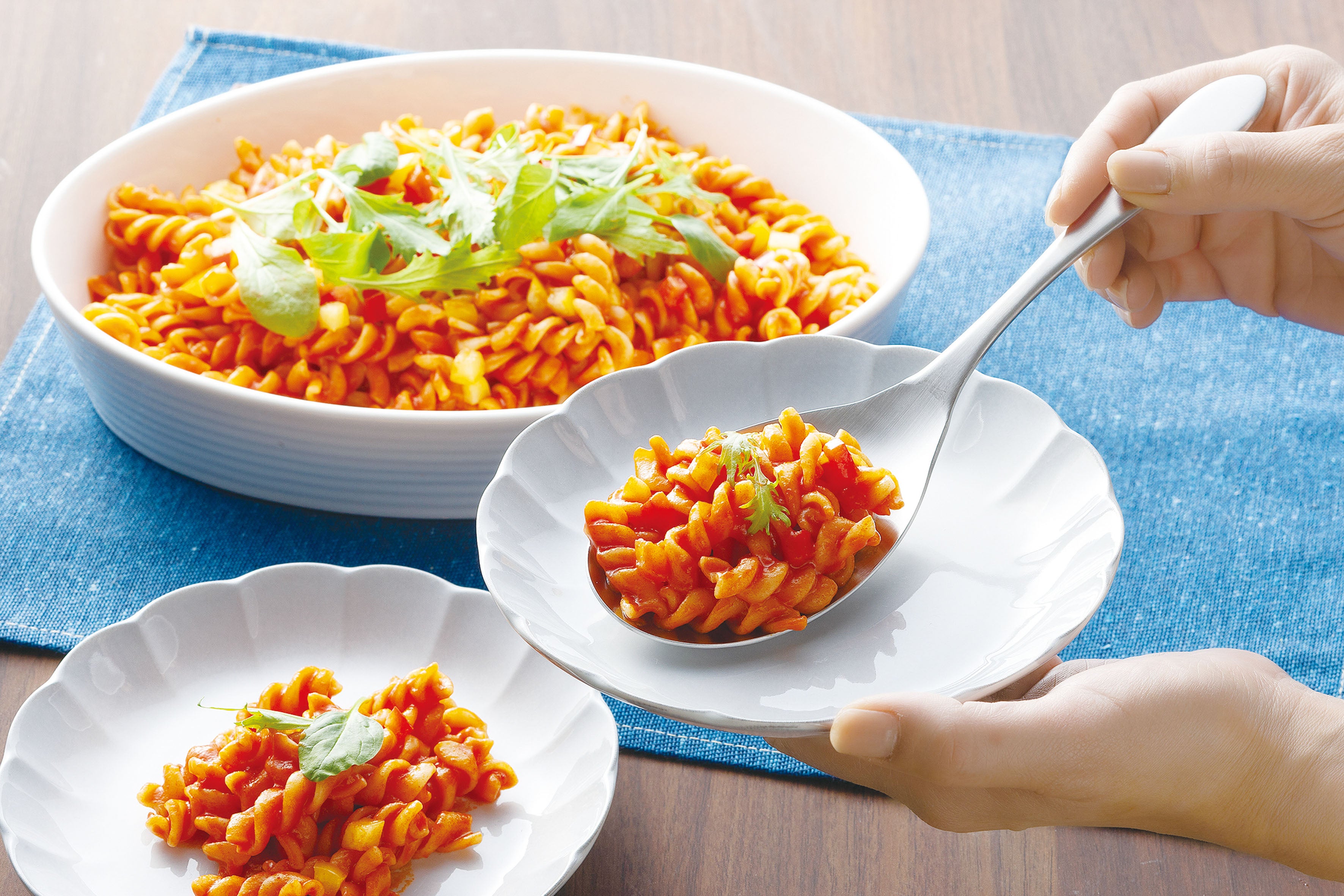 KAJIdonya Stainless Steel Serving Spoon & Fork 22