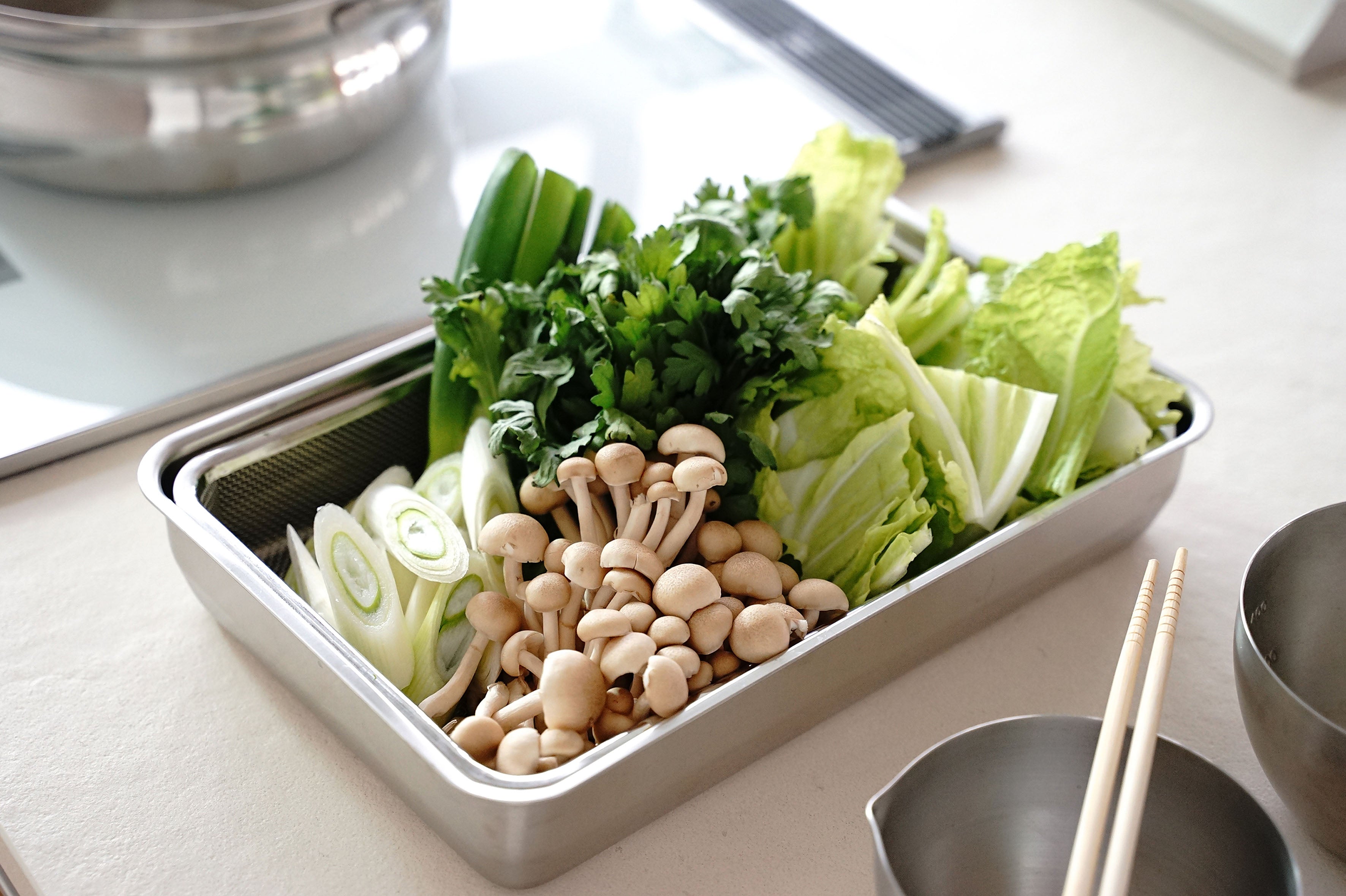 KAJIdonya Stainless Steel Cooking Tray Set (1/1 Size)