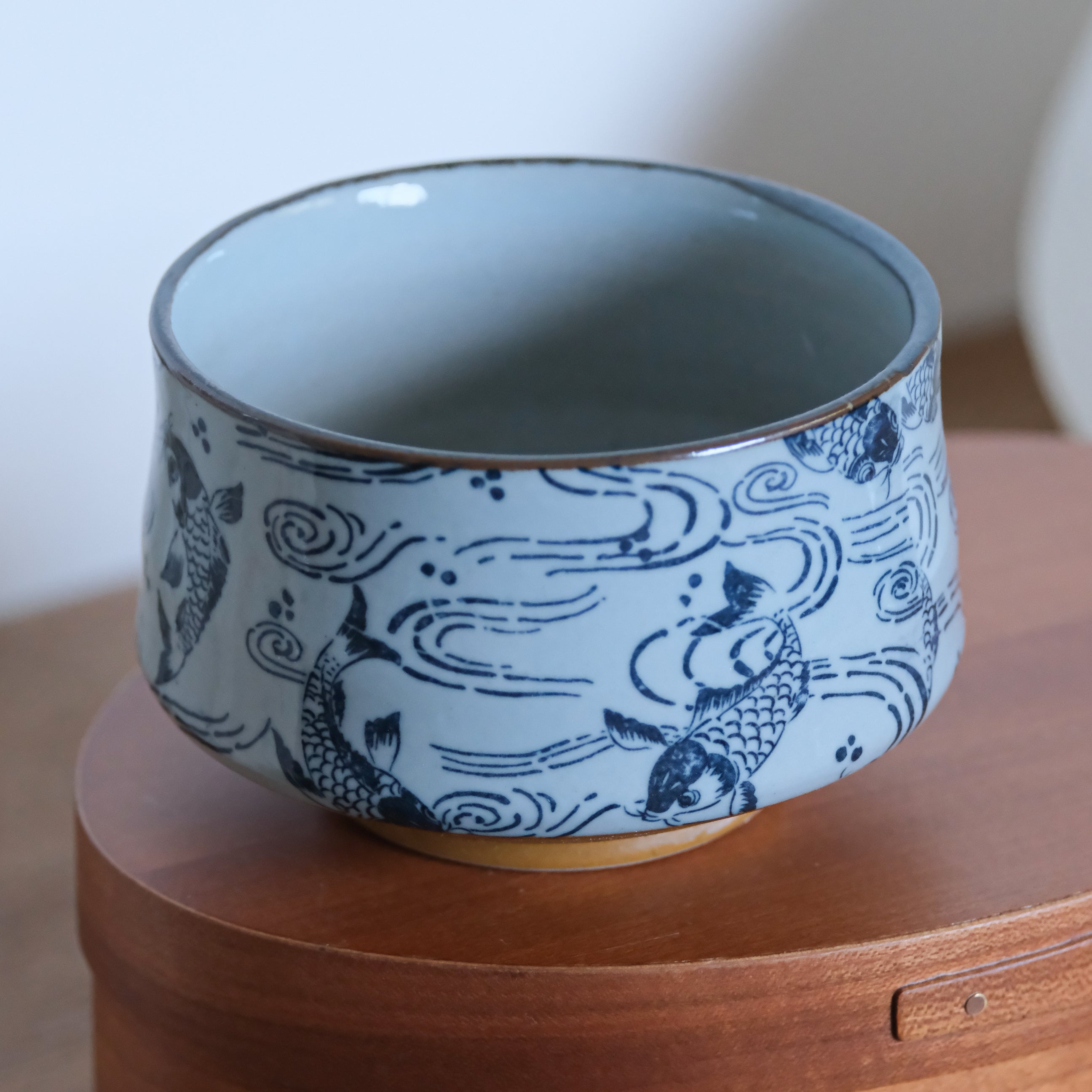 Seifu Carps In Waves Matcha Bowl