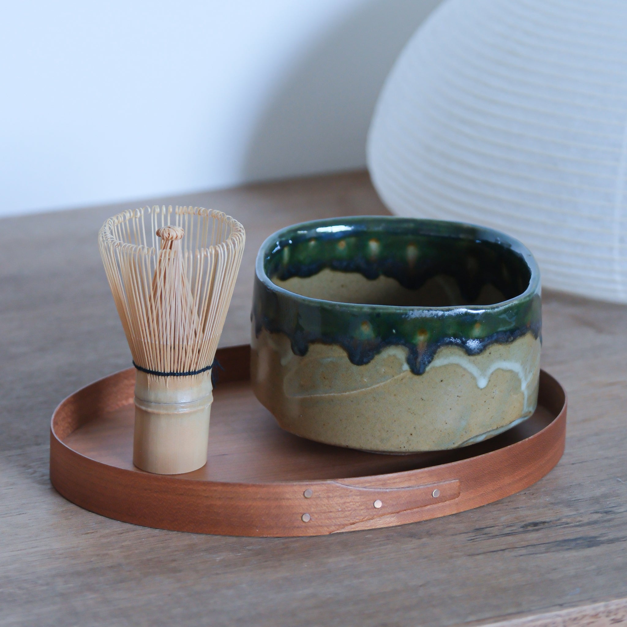 Seifu Folk Crafts Oribe Matcha Bowl