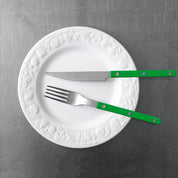 Sabre Paris Bistrot Garden Green vintage cutlery detail