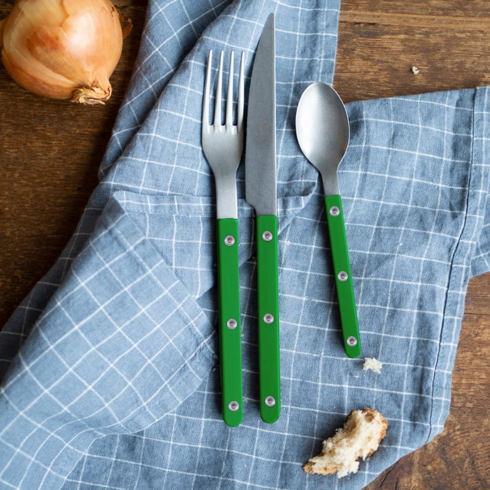 Sabre Paris Bistrot Garden Green cutlery set, second view