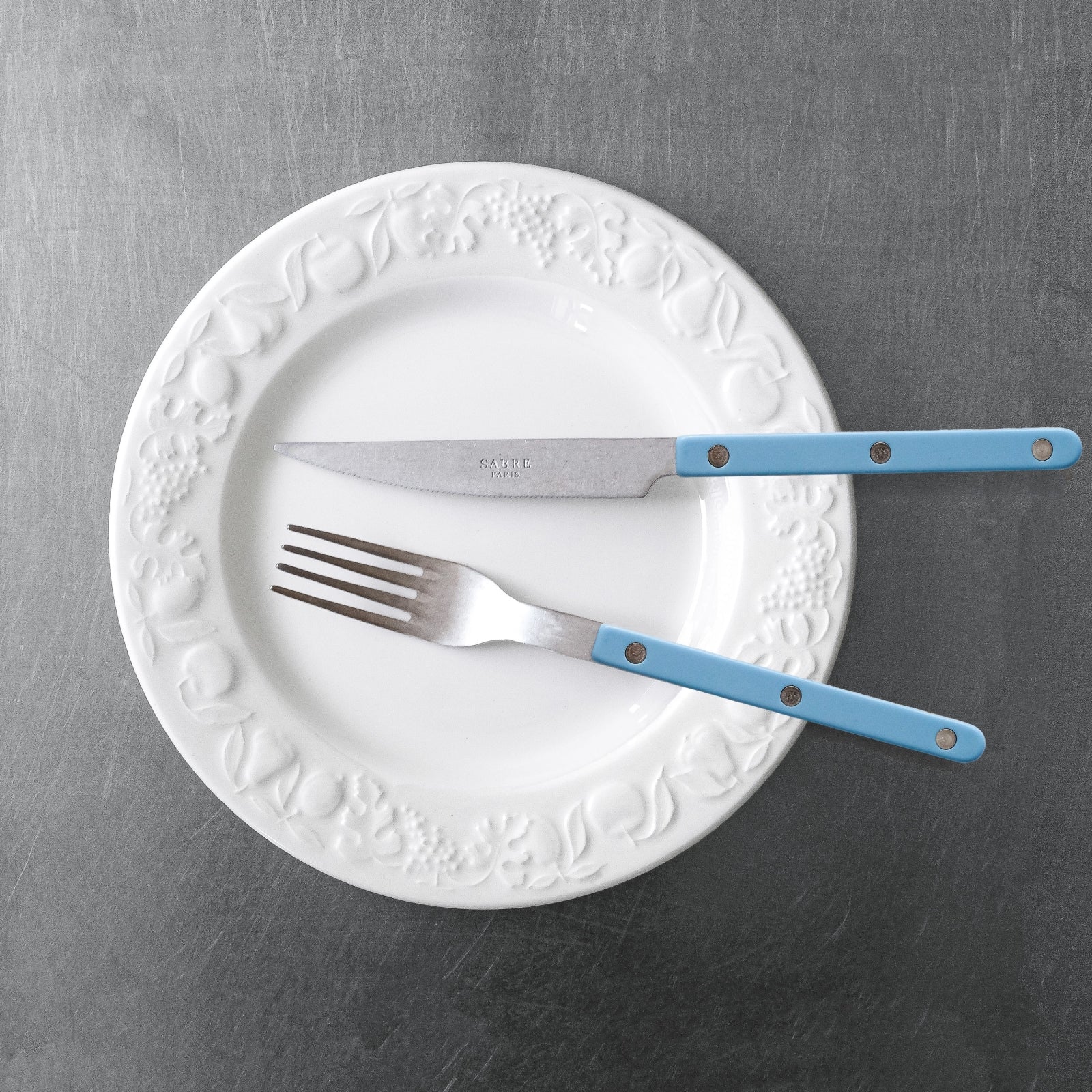 Sabre Paris Bistrot Pastel Blue cutlery set, second view